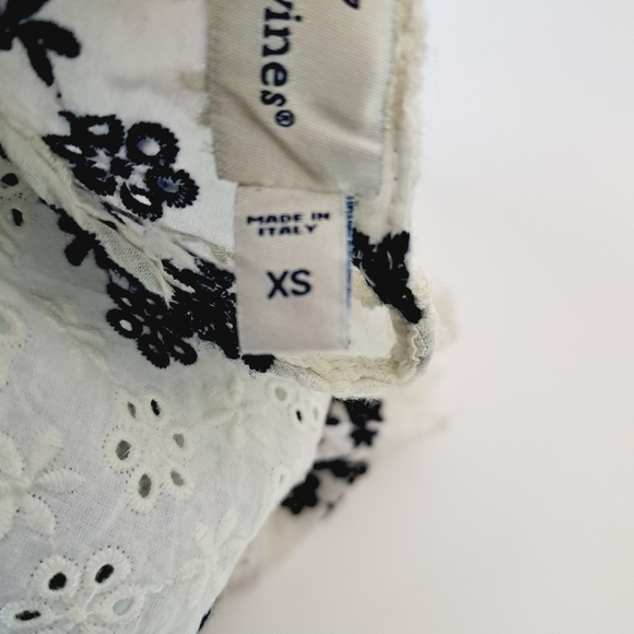 Vineyard Vines‎ Autumn Eyelet Ruffle Sleeve Floral Top - Picture 9 of 12